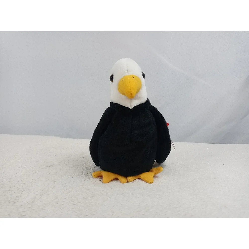 VTG Ty Beanie Baby BALDY The Eagle 1996 Retired Bald Eagle Bean Bag Plush Animal